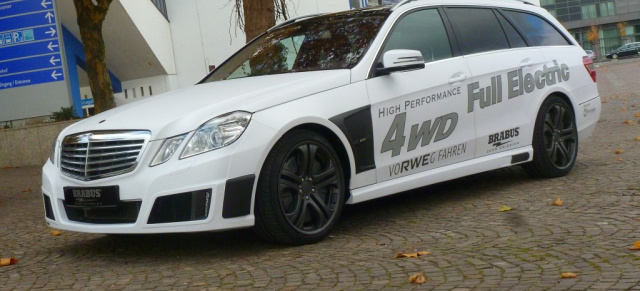 BRABUS stark unter Strom: Der Strom-Schnelle: Erstes Rollout des BRABUS High Performance 4WD Full Electric