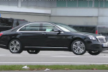 Mercedes-Benz Erlkönig erwischt: Spy-Shot-Video: Mercedes-S-Klasse Facelift mit geringer Tarnung gefilmt
