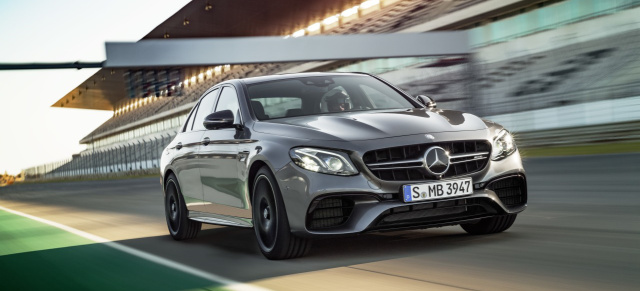 Mercedes-AMG E 63 4MATIC+: Bestellfreigabe erteilt: Stärkste E-Klasse ab sofort bestellbar: Verkaufsstart für den neuen Mercedes-AMG E 63 4MATIC+