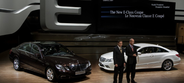 Genfer Salon: die neue E-Klasse gibt Anlass zu vorsichtigem Optimismus: Die E-Klasse brummt: schon 40.000 Vorbestellungen 