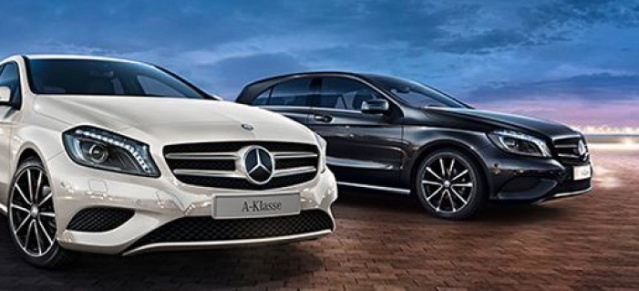 Mercedes A-Klasse für 299 Euro!: Sondermodell Mercedes A-Klasse 2Style
- Leasingangebot für die Mercedes A-Klasse: Attraktive Sonderausstattungen zu vorteilhaften Konditionen