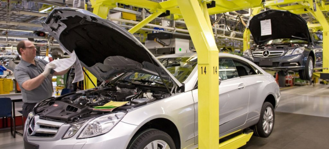 Produktionsstart des neuen E-Klasse Coupé hat begonnen: 