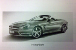 Geheimnis gelüftet: So sieht der neue SL aus: Von dem neuen Luxusroadster sind Bilder aus einem Verkaufsprospekt aufgetaucht 
