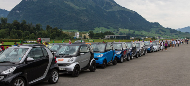 Größte smart Party der Welt: so war´s bei den smart times 2013 in Luzern (CH): Mercedes-Fans.de war bei der größten smart Party der Welt vor Ort dabei - 1.700 smart-Fans feiern die Kultmarke smart