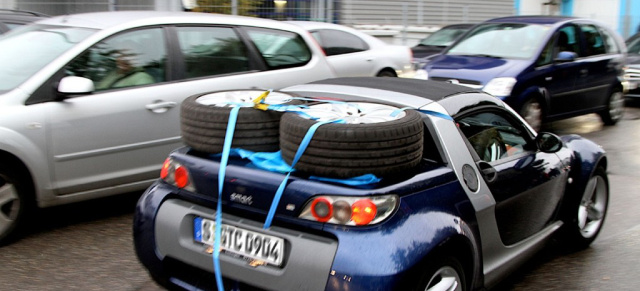 Komplett-Räder für die Hälfte? Großer Abverkauf Mercedes-Benz Räder: Kommenden Samstag, den 9. April, gibt es im Mercedes-Benz Gebrauchtteile Center in Bonlanden bei Stuttgart wieder den legendären Räderabverkauf.