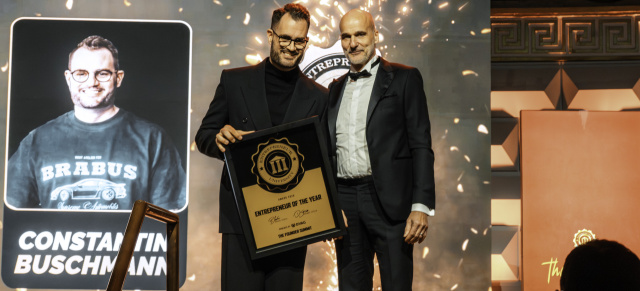 Entrepreneur of the Year: BRABUS CEO Constantin Buschmann wird ausgezeichnet!