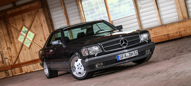 Hasse mal ne (S-)Klasse? Mercedes 560 SEC aus Kennerhand: Mit wenigen Details wird ein ästhetisches Coupé zum Hingucker 
