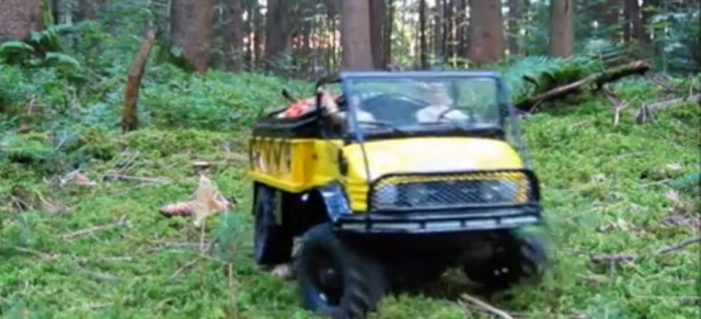 Klein aber großartig: Eigenbau RC-Unimog 406 : Das kleine Universal-Motor-Gerät im Maßstab 1:14 fährt wie ein Großer über Stock und Stein  (2 Videos)
