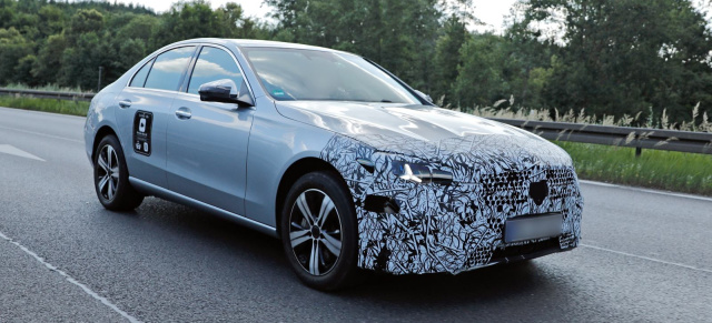 Mercedes Erlkönig erwischt: Neue Bilder von C-Klasse W206 und C-Klasse-T-Modell S206 Facelift