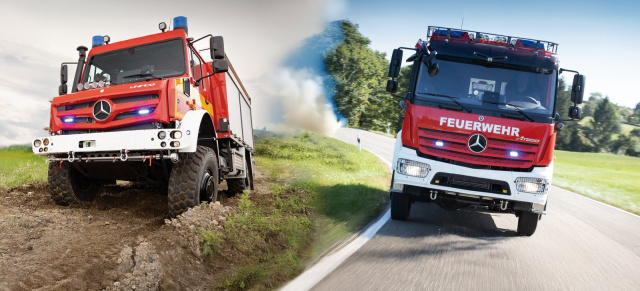 RETTmobil 2025: Mercedes Special Trucks stellt Unimog TLF 3000 und Atego HLF 10 vor