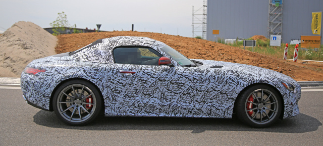 Erlkönig Premiere: 2017 Mercedes-AMG GT Roadster erwischt 