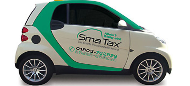 smart(e) Idee: das smart Taxi ist da! : Personenbeförderung kann jetzt ganz smart sein
