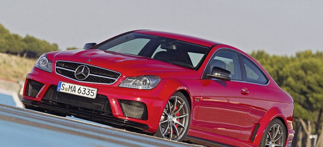 Offizielles Debüt des Mercedes C63 AMG Black Series : Der neue AMG Zweitürer feiert beim Formel 1 GP auf dem Nürburgring seine Weltpremiere
