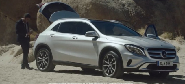 Video: Mercedes-Benz GLA - Freiheit ist ansteckend: 5minütiger "Spielfilm" mit und über das Kompakt SUV von Mercedes-Benz
