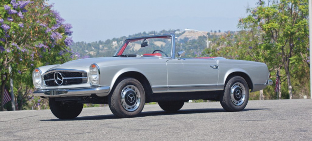 1968 Mercedes-Benz 280SL Roadster (Pagode W113): Seltene Pagode mit Viergang-Schaltgetriebe - top restautierter Mercedes-Klassiker mit Numbers-matching
