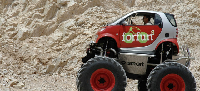 Zehn Jahre smart fortwo: Der smart feiert Geburtstag: 10 Jahre haben ihre Spuren hinterlassen! 