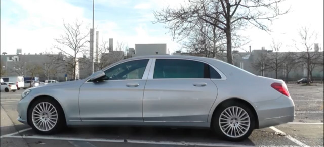 On the Road: Mercedes-Maybach S-Klasse (Video): Ganz nah dran an der Mercedes-Maybach S-Klasse 2015