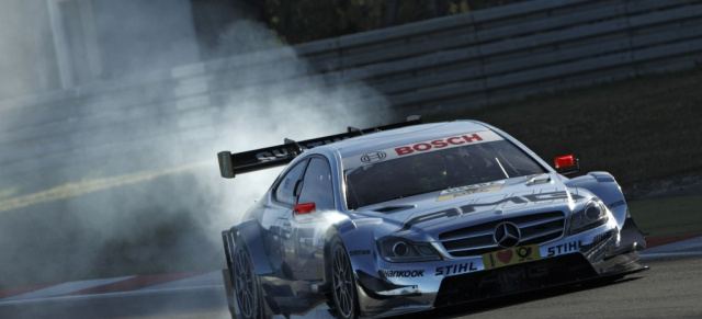DTM 2012 Nürburgring: Mercedes-Pilot Paffett bleibt Führender in der Gesamtwertung: In der Hitzeschlacht vom Nürburgring kann der  Mercedes-Fahrer seinen Spitzenplatz im Gesamtklassement behaupten 
