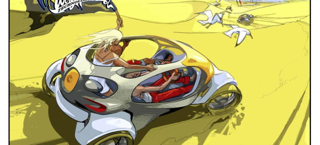 LA Design Challenge: smart Concept auf dem 1. Platz: smart 454 Studie und  Cadillac-Studie Aera teilen sich den Sieg bei dem international hoch angesehenen Design Wettbewerb
