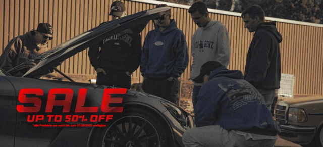 Streetwear für Mercedes-Fans: MIB - Men In Benz: Bis zu 50 % Rabatt auf ausgewählte Produkte!