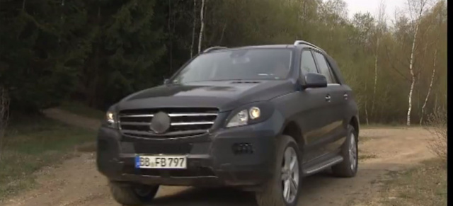 Aktuelles Video: mit der kommenden Mercedes M-Klasse im Gelände: Motorsportlerin Ellen Lohr demonstriert die Geländeeigenschaften der neuen Mercedes M-Klasse 