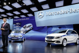 Elektromobilität: Daimler-Entwicklungschef Weber sieht Mercedes deutlich vor BMW: Die Mercedes B-Klasse Electric Drive hat im Vergleich mit dem BMW i3 in  allen wichtigen Disziplinen die Nase vorn

