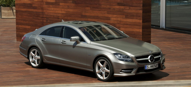 Mercedes CLS: mustergültig in Sachen Umweltverträglichkeit  : Umweltzertifikat für den neuen Mercedes CLS
