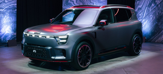 Weltpremiere des smart #5 BRABUS: Smart(e) Elektro-Performance mit 646 PS