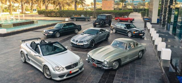 Sieben auf einen Streich: RM Sotheby’s präsentiert die exklusive "Mirage Collection" in einer Online-Auktion: Star Collection: Eine Sammlung seltener Mercedes-Benz-Modelle wird im April versteigert