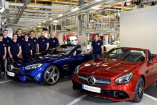 Mercedes SL und SLC: Produktionsstart im Mercedes-Benz Werk Bremen: Made in Bremen: Der neue SL und der neue SLC laufen vom Band