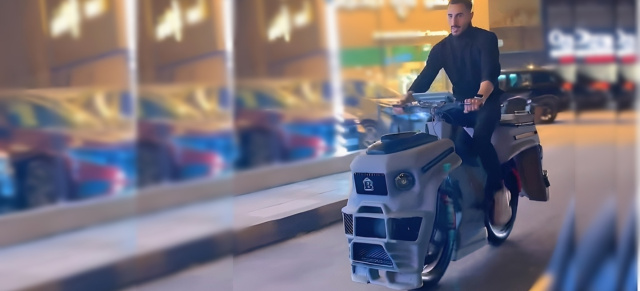 „BRABUS-G-Klasse“ auf zwei Rädern: Wüste G-Klasse Umbauidee aus dem Nahen-Osten