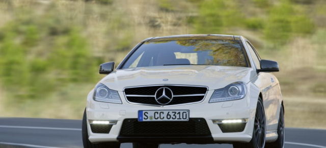 Das neue  Mercedes C 63 AMG Coupé : Mercedes Auto-Emotion und  High Performance in seiner schönsten Form