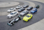 Mercedes bringt den Rennsport auf die Straße: Synergien zwischen Formel-1- und Serienentwicklung: Wie viel Formel 1 High Tech kommt in der Serienproduktion bei Mercedes-Benz an?
