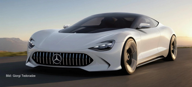 Mercedes von morgen: Mercedes SLA 2027 - Vision eines GT-Sportwagens