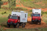 Unimog at work: Zwei Unimog U 5000 für Hilfsprojekt der DEICHMANN-Stiftung