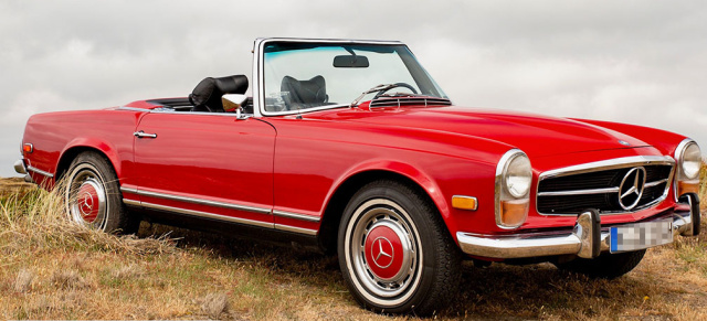 Die Polizei Köln bittet um Unterstützung: Langfinger stehlen einen Mercedes-Benz 280 SL (W113)