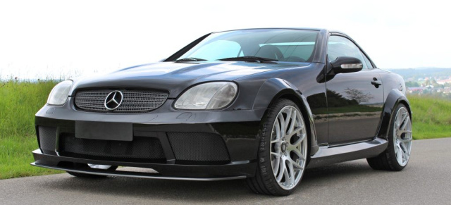 Ran an R170: Neues Zubehör für den Ur-SLK : Widebody-Kit für den Mercedes-Roadster von LUMMA Tuning