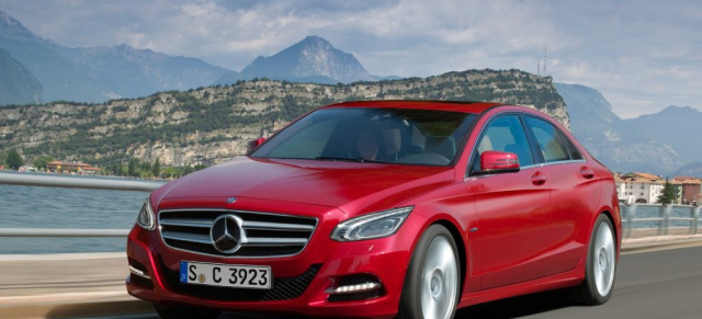 Blick in die Zukunft: Mercedes von Morgen!: Mercedes-Fans.de enthüllt: So sehen die neuen Mercedes Modelle CLS, GLS, ML, A- und B-Klasse sowie die C-Klasse 2015 aus!! Computerillustrationen: Christian Schulte
