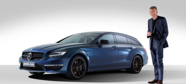 Dressed to thrill: Modelabel "Spencer Hart" und Mercedes AMG sind gemeinsam stark im Anzug : Spezieller Mercedes CLS 63 AMG Shooting Brake Trimm 
