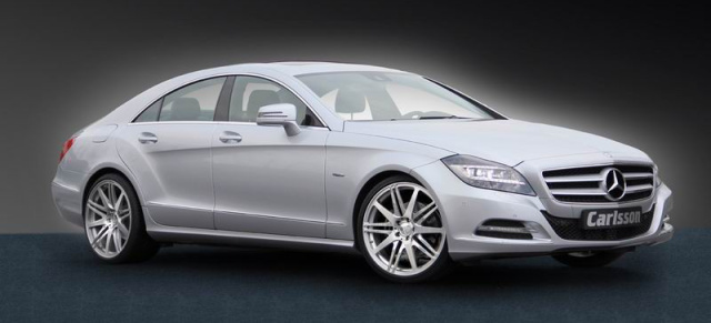 Tuner Carlsson interpretiert die Eleganz des Mercedes CLS : Der Mercedes Veredler präsentiert Performance Package für das Mercedes Oberklasse Coupé (C218)
