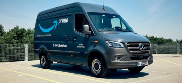 Mercedes-Benz Vans Großauftrag vom Amazon Transportnetzwerk: Amazon bestellt 5.000 Elektro-Vans bei Mercedes