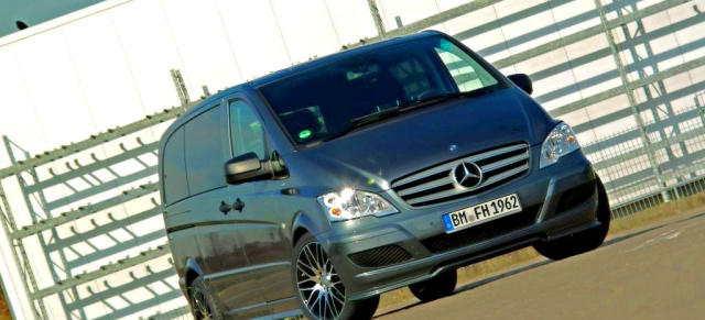 Viva la Vito!: Der Mercedes-Transporter macht mit individuellem VanSports.de-Trimm und 270 PS Eindruck

