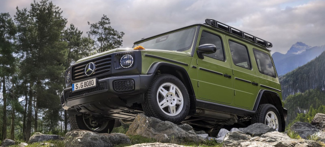 Faszination: Mercedes G-Klasse „Stronger than 1980s“ - im Stil des Klassikers W463: G-Klasse W460 im Retro-Stil: Die grünen 1980er