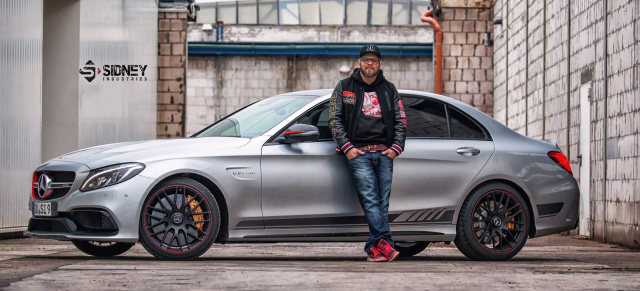 Neues Spielzeug für PS-Profi : Sidney Hoffmann fährt nun AMG!