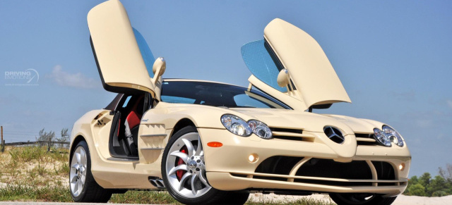 Mercedes-Benz SLR McLaren: Unikat: 2009er SLR-Roadster mit Elfenbeinlackierung ab Werk 