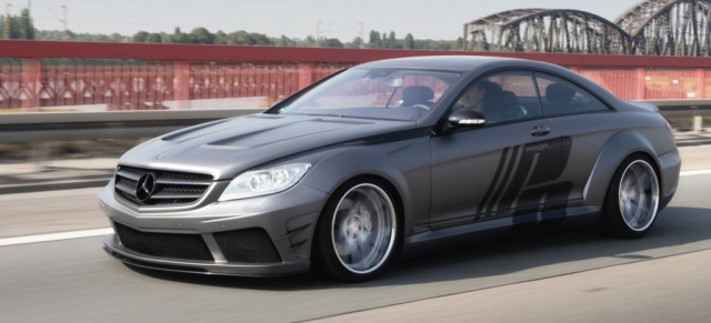 Breit ist allright:  Widebody-Kit für Mercedes-Benz CL : Prior Design sorgt beim C216 Facelift für Breitenwirkung

