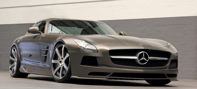  Dezent dynamisiert: Mercedes SLS AMG von DD Customs: Dezent dynamisiert: Mercedes SLS AMG vvon DD Customs
Mildes statt wildes Tuning für den Flügeltürer mit Stern 