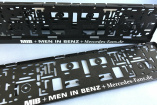 Endlich wieder im MIB-Shop erhältlich: "Pimp your Benz!" - Der Men-In-Benz-Kennzeichenhalter