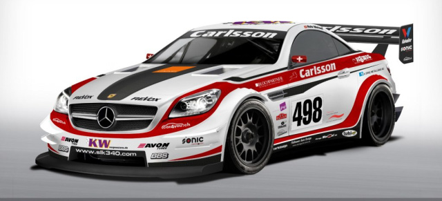 Der Berg ruft und Team Reto Meisel kommt mit Projekt SLK 340 : Neues Bergrennfahrzeug auf Mercedes SLK Basis von den Schweizer Gipfelstürmern 
