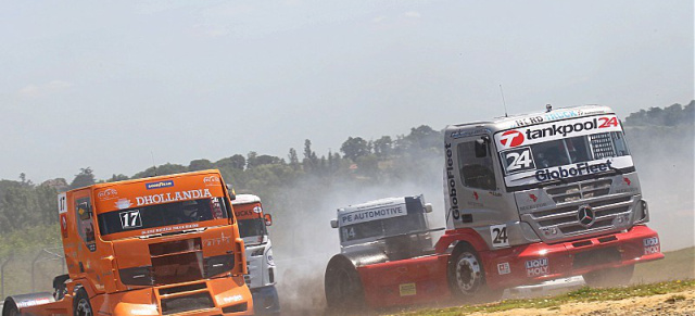 Ellen Lohr Truck Race Blog: 2. Rennen Nogaro - der Samstag: Crash, boom, bang: Ellen Lohr berichtet direkt "vom Bock" ihres Renn-Trucks: Truck Race EM - Nogaro der Samstag